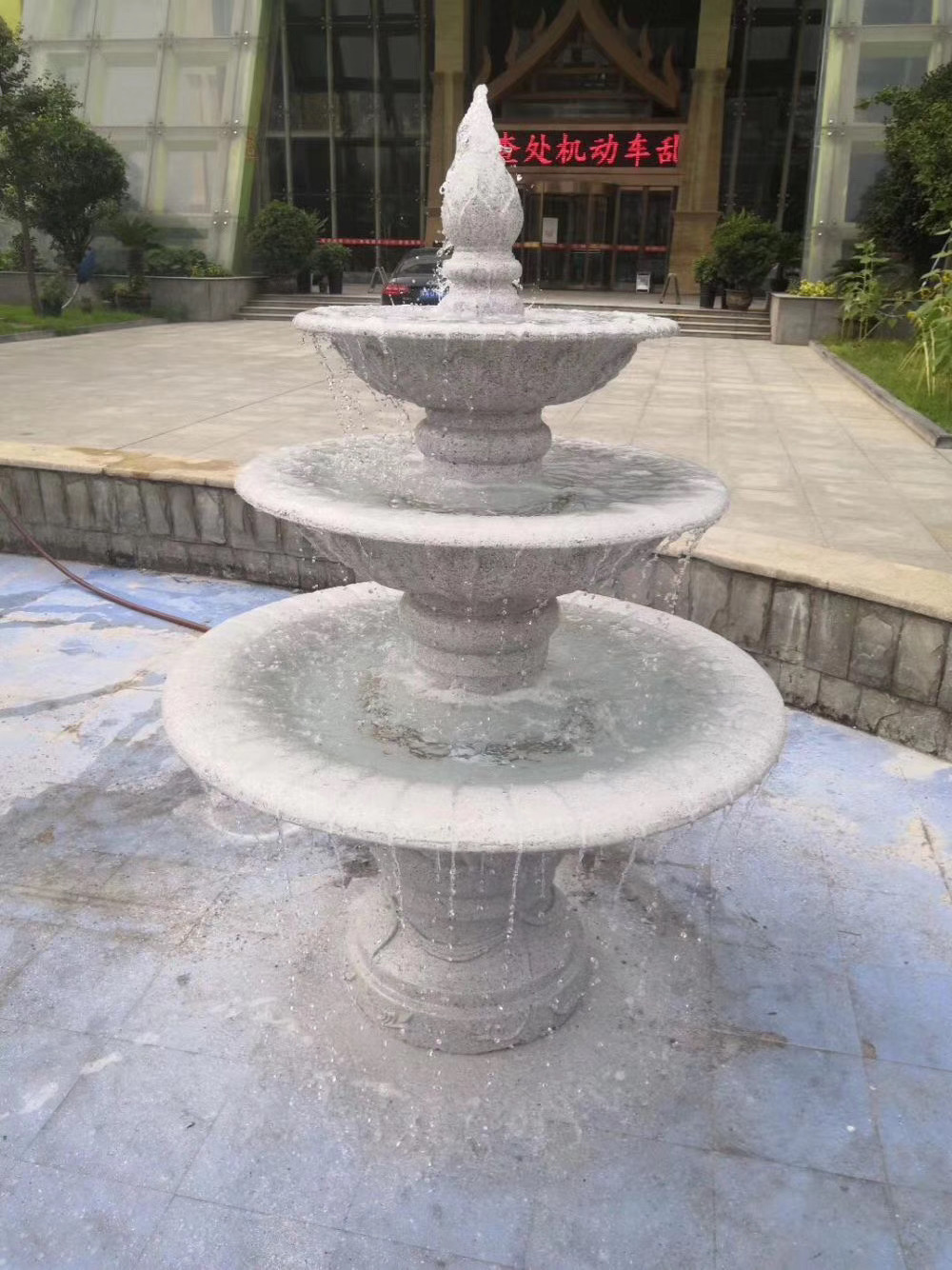 Garden Decorative Concrete water fountain Mold