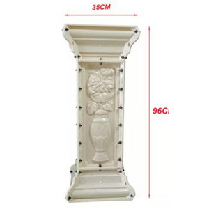 concrete post pedestal mold for house or garden