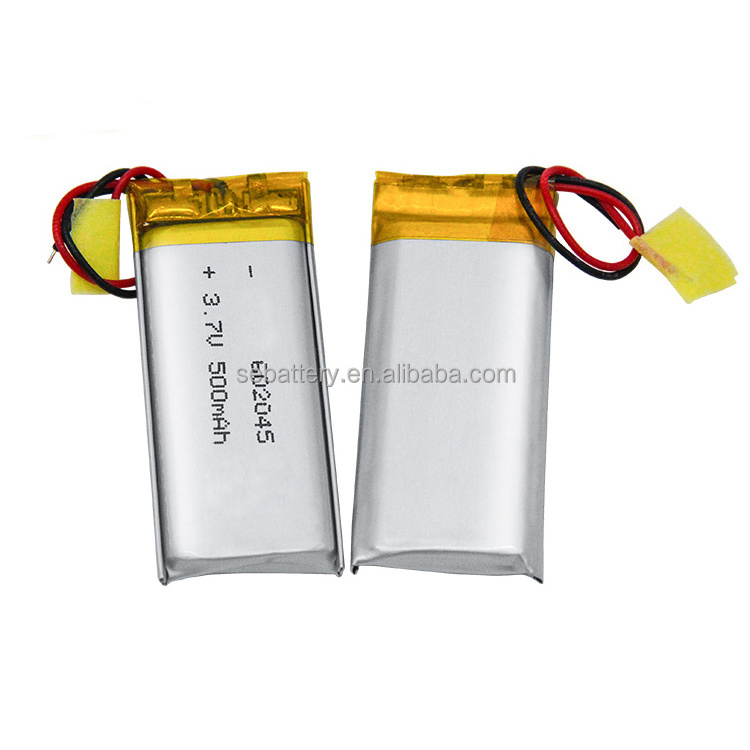 SUN EASE Small PCM Li-polymer Battery LP 602045 500mAh 3.7Volt  Li po akku 3.7v lithium battery 5v 500mah