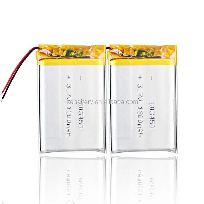 SUN EASE china rechargeable lithium polymer battery 3.7v 503450 603450 103450 1000mAh 1200mAh 1800mAh 1s battery lipo