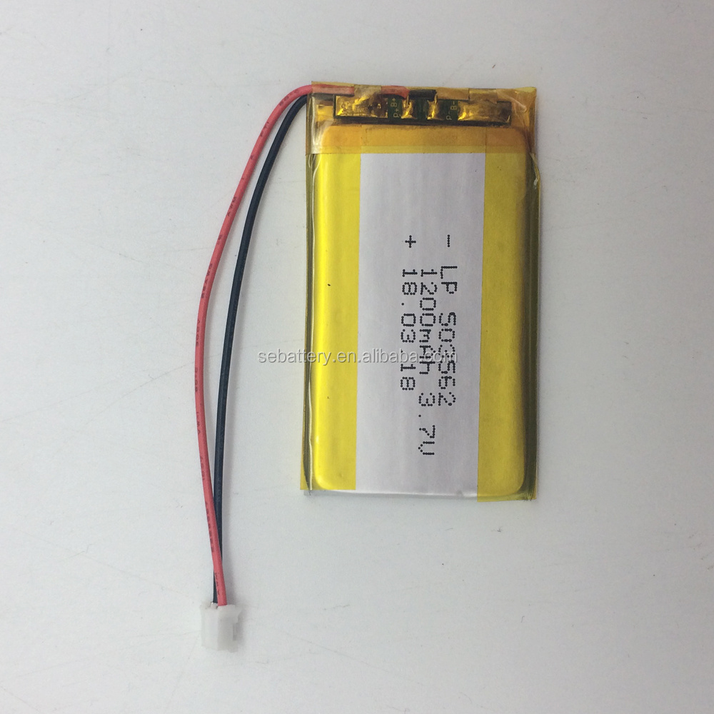 5v lipo battery with 1200mAh