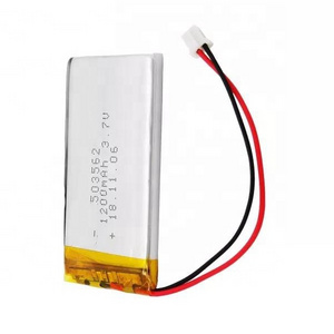 SUN EASE 1200mah custom lipo battery strap 3.7volt 503562 5.0*35*62mm with PCM and wires  li ion battery 3.7v 1200mah