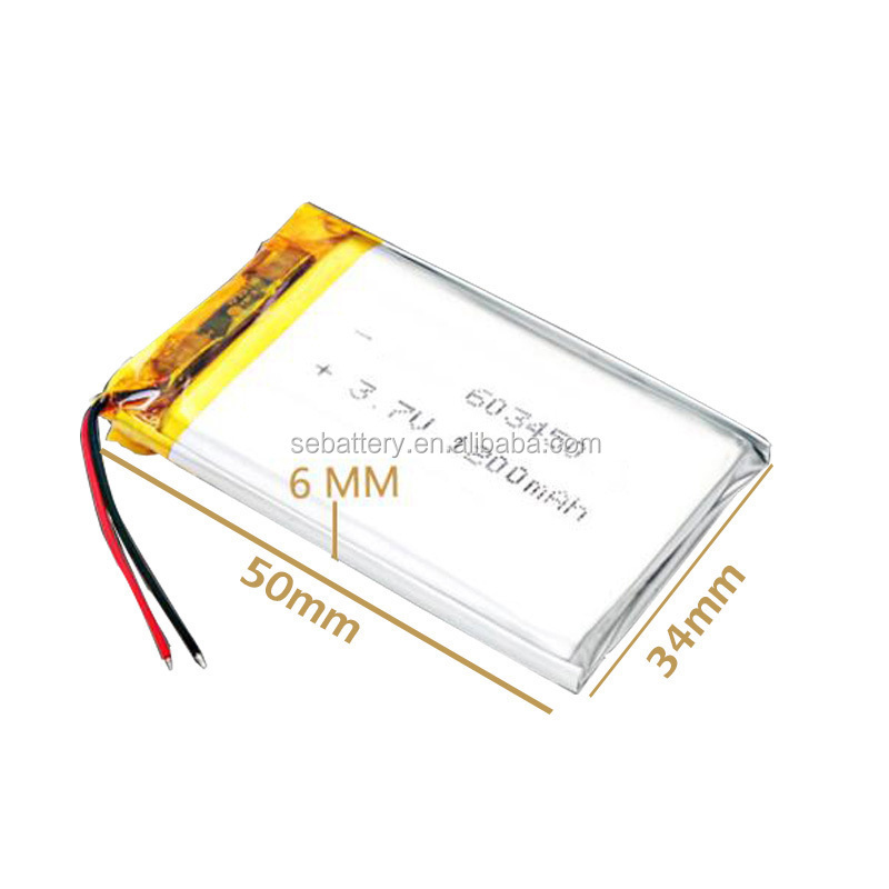 SUN EASE china rechargeable lithium polymer battery 3.7v 503450 603450 103450 1000mAh 1200mAh 1800mAh 1s battery lipo