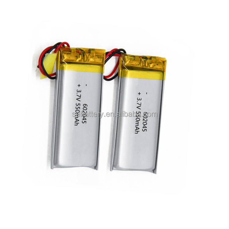 SUN EASE Small PCM Li-polymer Battery LP 602045 500mAh 3.7Volt  Li po akku 3.7v lithium battery 5v 500mah