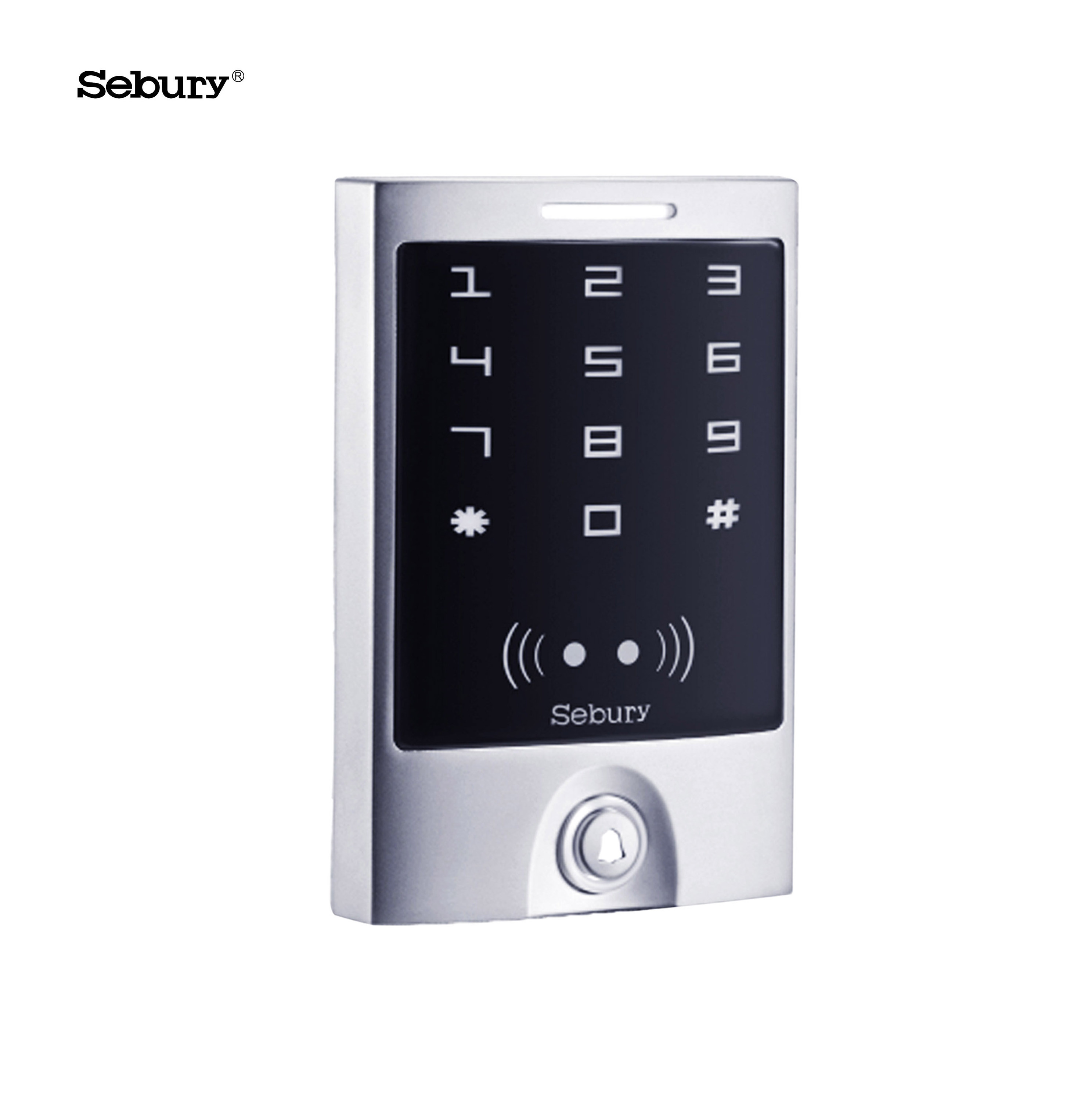 Sebury RFID Card  Access Control System Solution Kit with 12V 3A Power Supply and 280KG Electronic Magnetic Lock Access Control