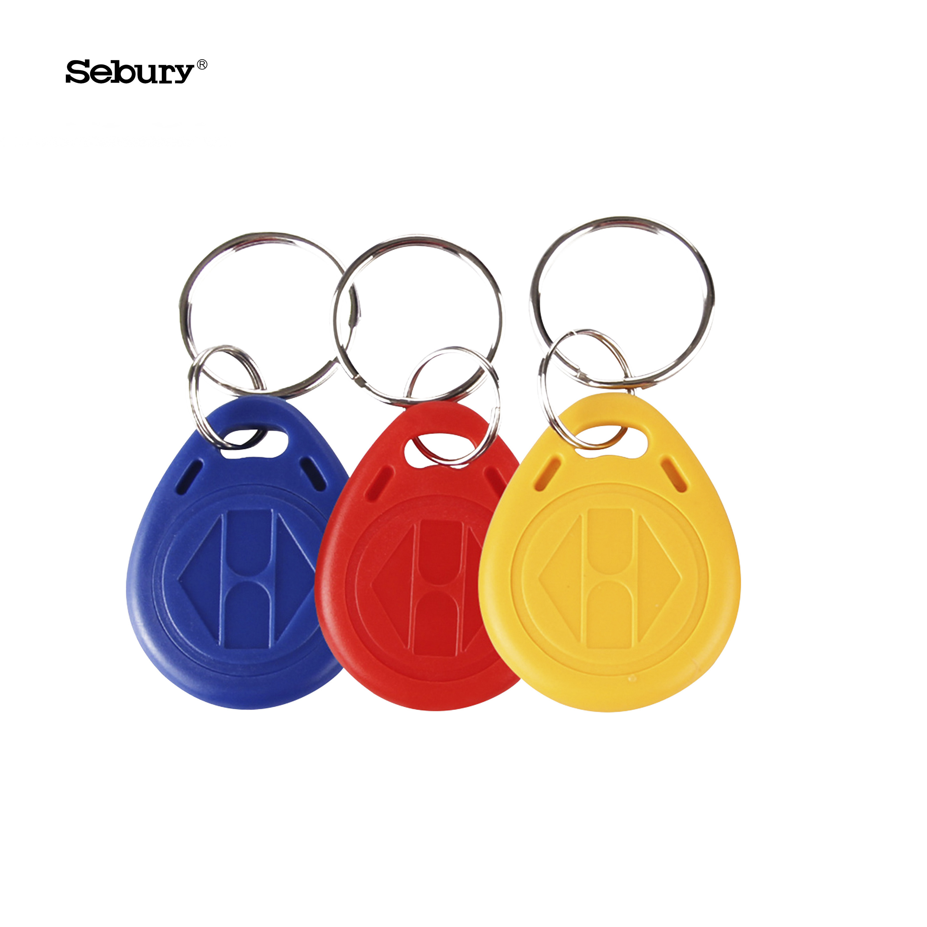 Sebury Customized 125KHz RFID ABS Plastic Key Fobs For Access Control