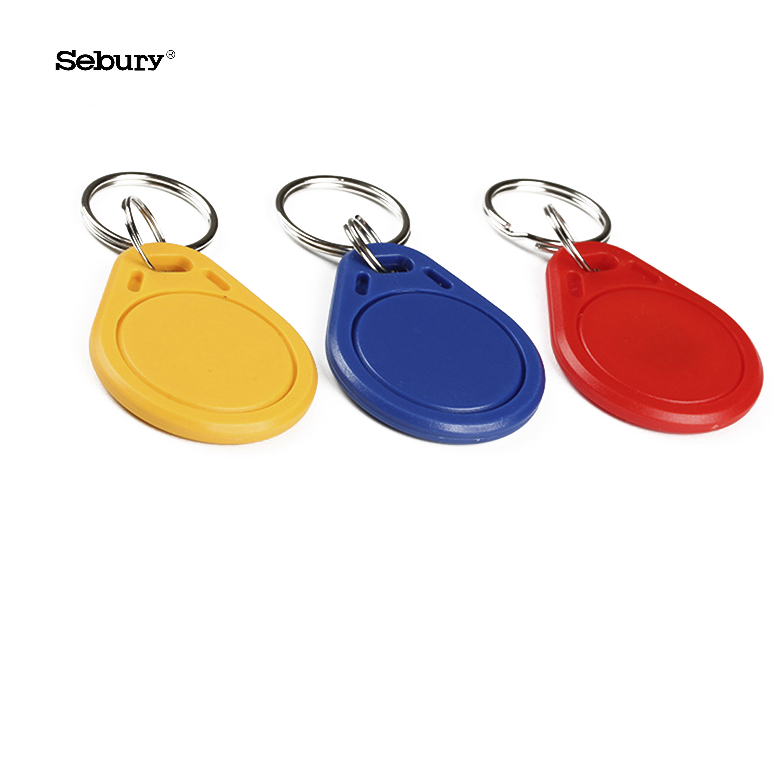 Sebury Customized 125KHz RFID ABS Plastic Key Fobs For Access Control