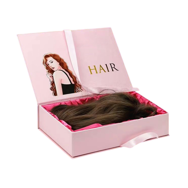 Wholesale Hair Wig Boxes Custom Logo Packaging Luxury Custom Boxes For Wigs