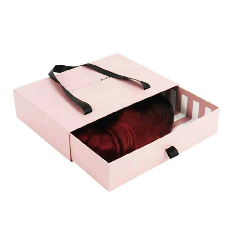 Wholesale Hair Wig Boxes Custom Logo Packaging Luxury Custom Boxes For Wigs