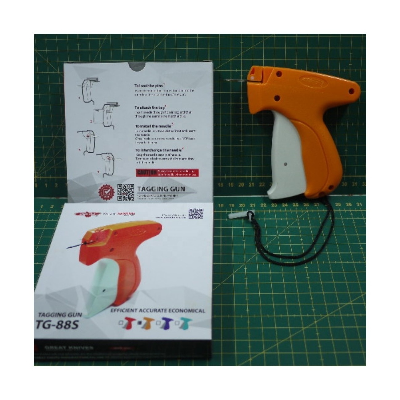 TG-88S TAGGIN GUN INDUSTRIAL SEWING MACHINE ACCESSORY LABEL GUN AND PIN MADE IN TAIWAN