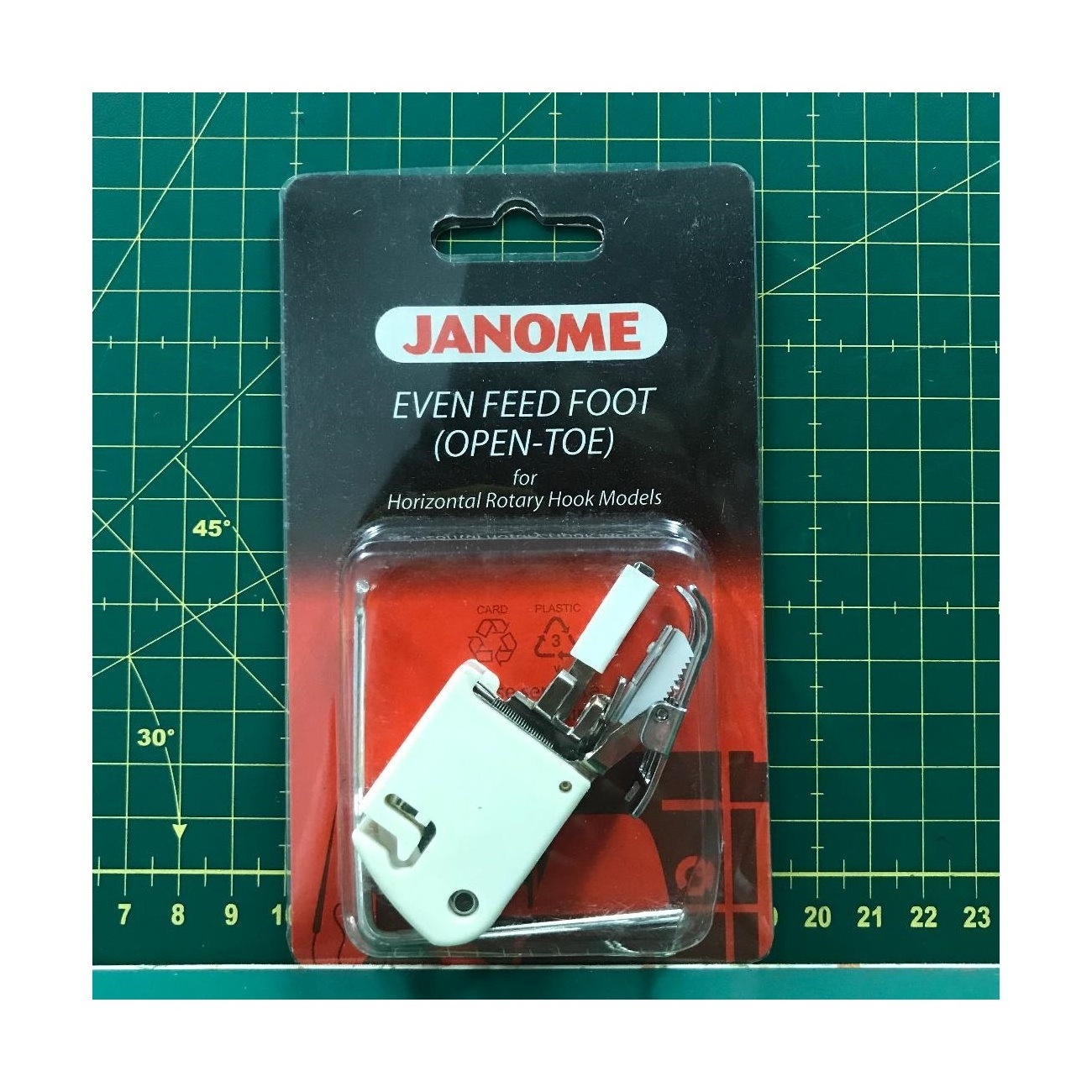 200339007 PRESSER FOOT WALKING FOOT OPEN TOE MADE IN TAIWAN SEWING MACHINE SPARE PARTS FOR JANOME