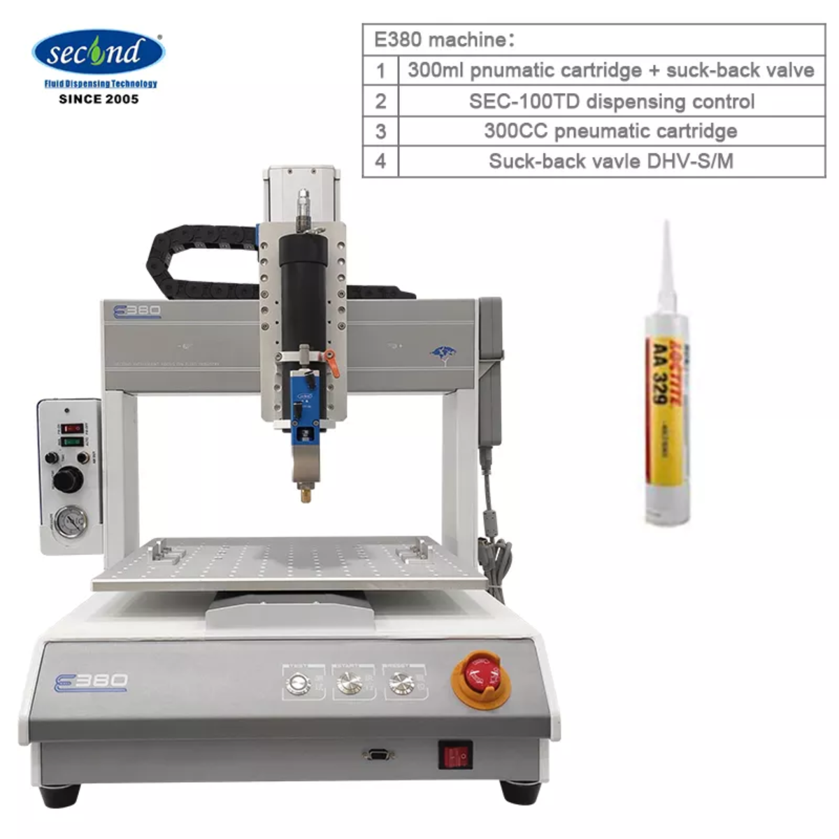 Automatic desktop 300ml rtv silicone glue dispenser top quality industry appliance robot pvc glue dispensing machine