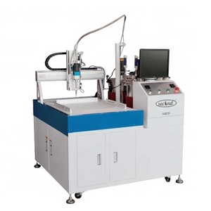 ab 2k two component liquid epoxy resin automatic machine glue dispenser dispensing mixing potting filling machine robot