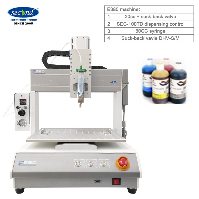 Hot selling desktop automatic silicone UV glue dispensing machine with 30 cc syringe 3 axis glue dispenser machine robot