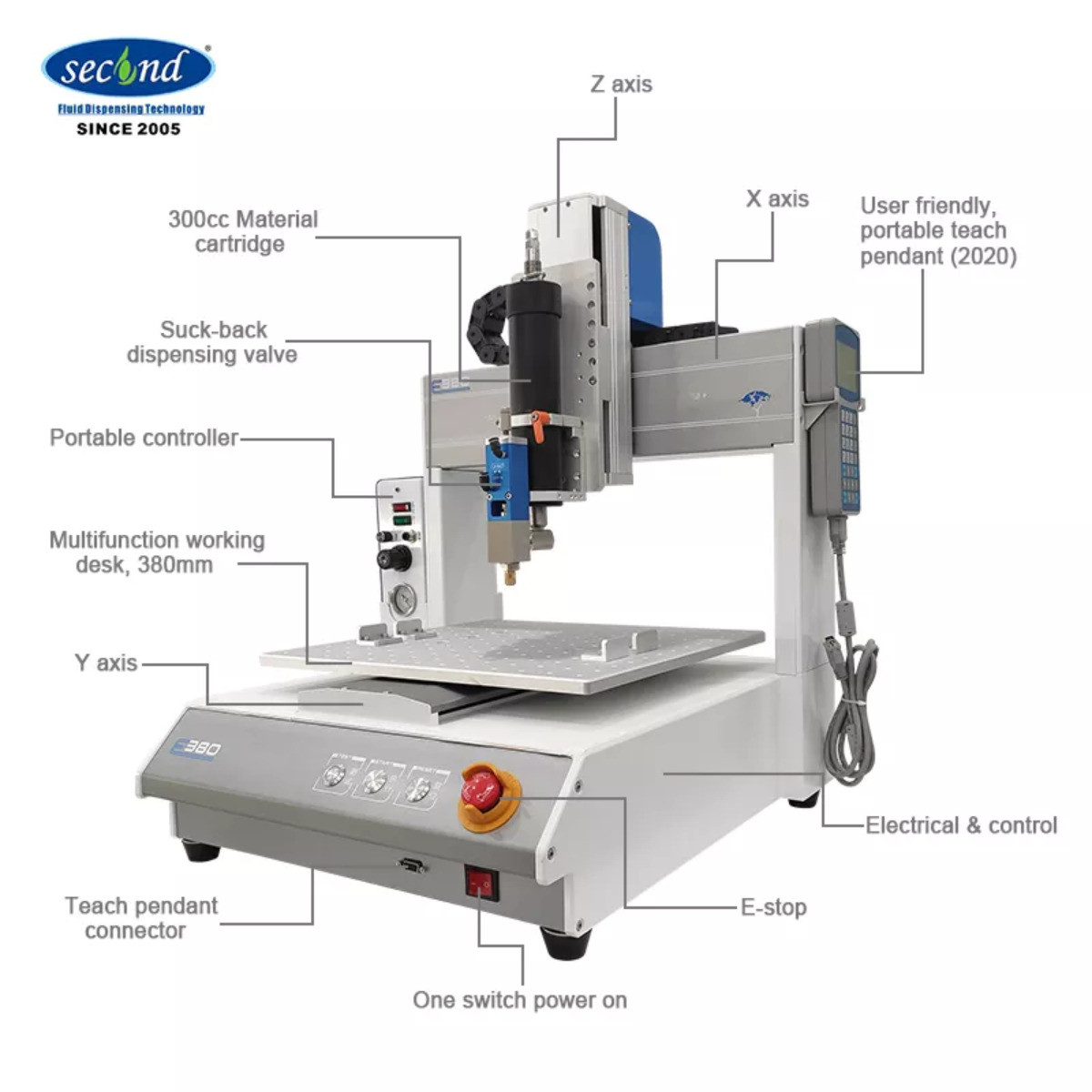 3 axis desktop smt pcb 300ml RTV  liquid silicone adhesive cnc automatic glue dispenser dispensing machine