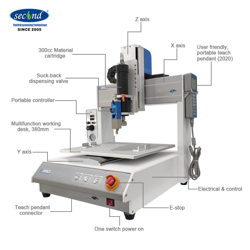 3 axis desktop smt pcb liquid silicone uv epoxy resin hot melt adhesive cnc automatic glue dispenser dispensing machine robot