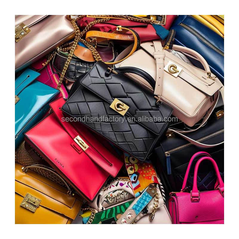 Japan Brand New High Quality Use Bags Bale Used Ladies Branded Designer Women Handbags Mixed Bales Second-hand Bag