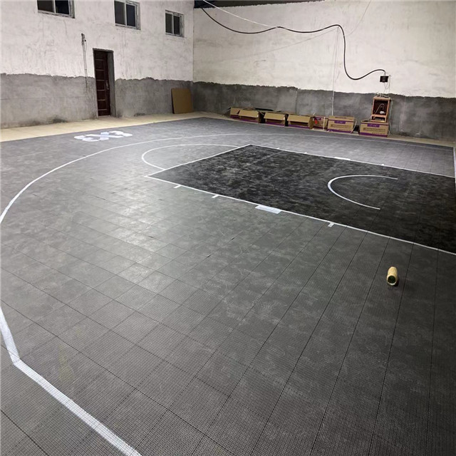 Portable interlocking system custom backyard PP plastic material used 3x3 outdoor sports basketball court floor tiles for sale