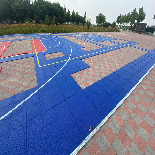 Factory price high quality sport flooring mat badminton basketball futsal tennis court floor mat indoor outdoor