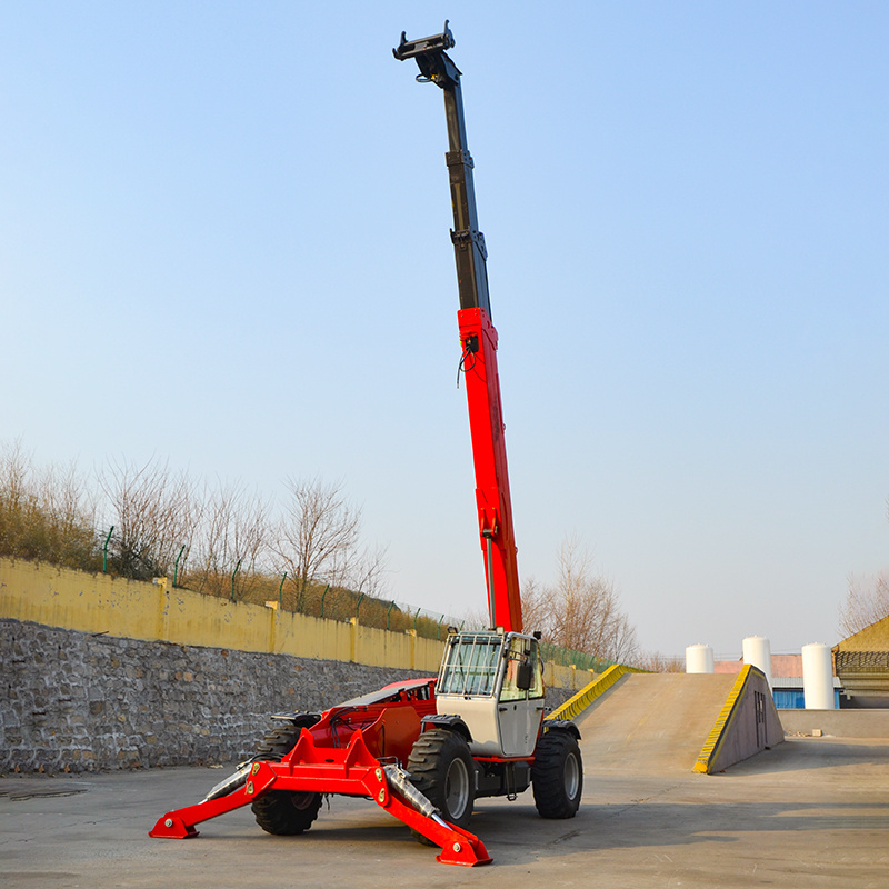 Famous Brand 17m lifting small diesel telehandler Forklifted 3ton 3.5 ton 4 ton 5ton telescopic forklift for sale