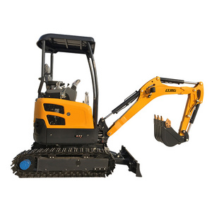 China Hot sale excavator swing boom 2t 2.5t machine mini Crawler Digger with joystick operation