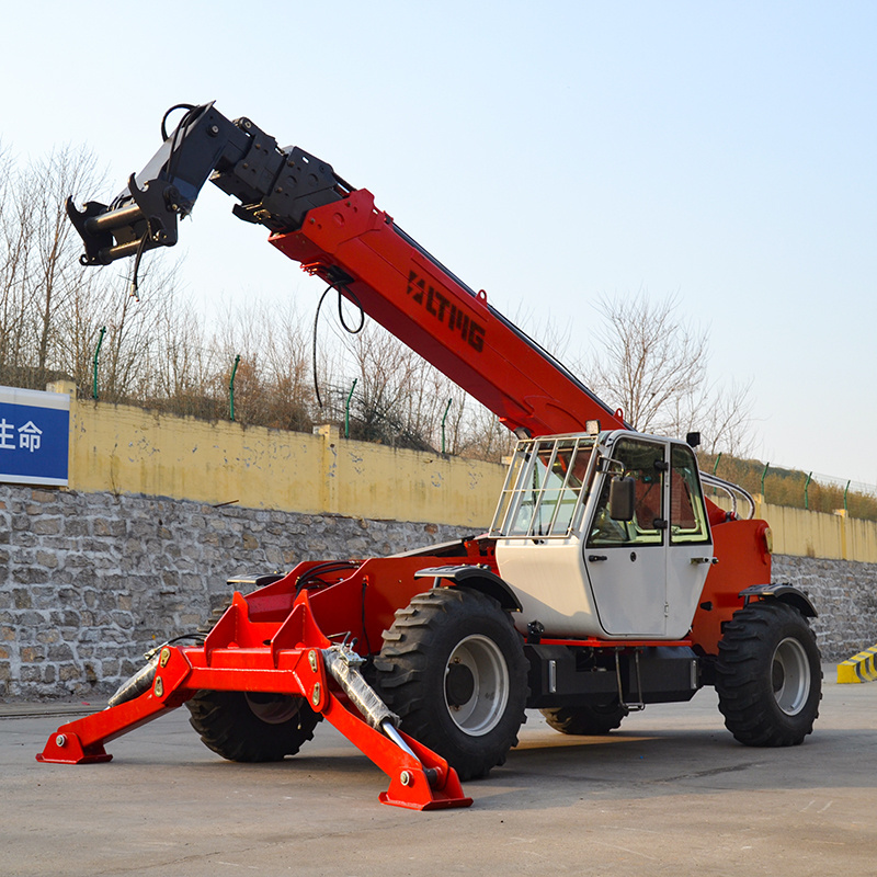 Famous Brand 17m lifting small diesel telehandler Forklifted 3ton 3.5 ton 4 ton 5ton telescopic forklift for sale