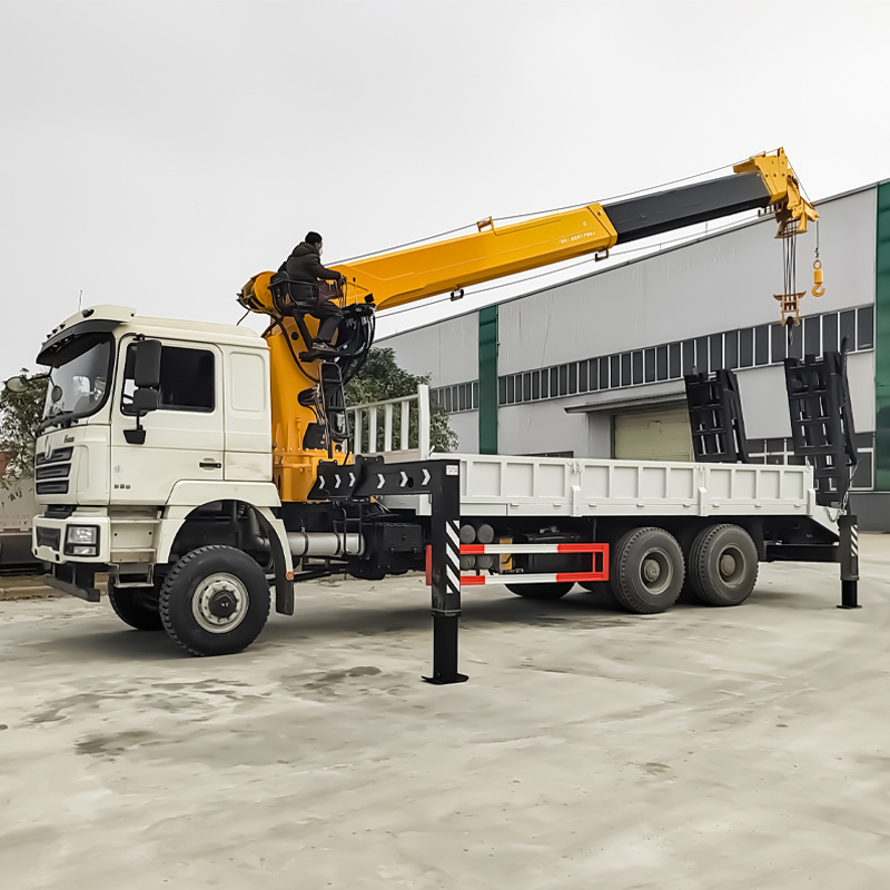 SECSUN Hydraulic Mobile Truck Cranes 16 Ton Mounted Crane Truck with Knuckle Telescopic Folding Boom