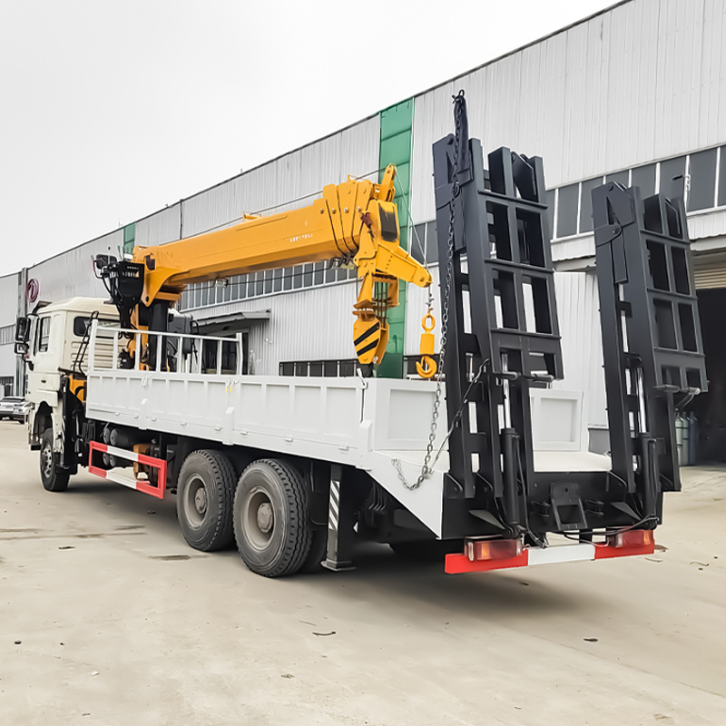 SECSUN Hydraulic Mobile Truck Cranes 16 Ton Mounted Crane Truck with Knuckle Telescopic Folding Boom