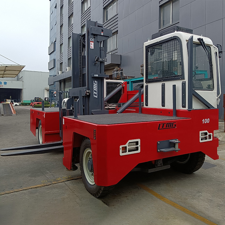 japanese engine 8ton 10ton electric Side Loader Forklift side loading forklift truck with hydraulic positioner