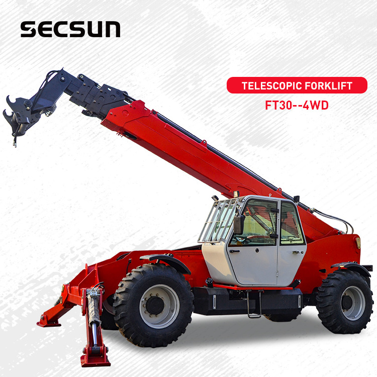 Famous Brand 17m lifting small diesel telehandler Forklifted 3ton 3.5 ton 4 ton 5ton telescopic forklift for sale