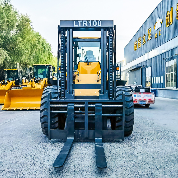 Off-road forklift 4WD 10 ton 15 ton 20 ton 25 ton 4x4 rough terrain forklift with full free mast