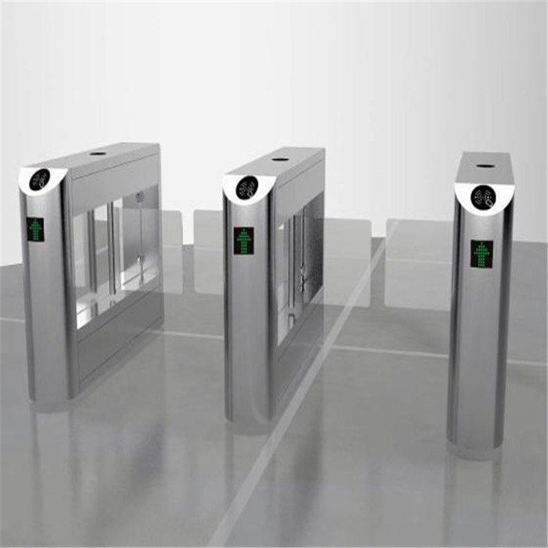 RFID swing gate barrier access control swing turnstile with UHF Reader