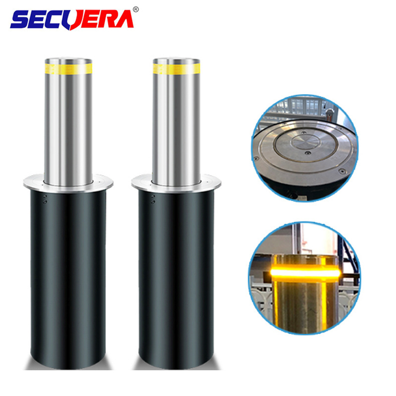 2022 Hydraulic Automatic Rising Bollards Security Bollards 168mm Road Traffic Automatic Lifting Roadblock