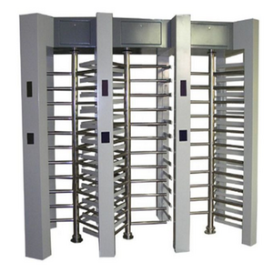 Full height 304 stainless steel door revolving turnstile gate