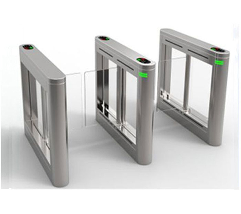 RFID swing gate barrier access control swing turnstile with UHF Reader