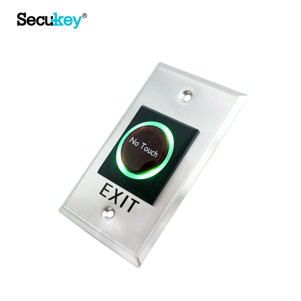 Infrared sensor no touch door access control door release exit button