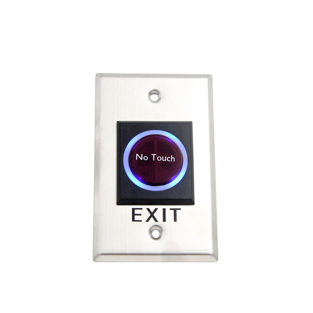 Infrared sensor no touch door access control door release exit button