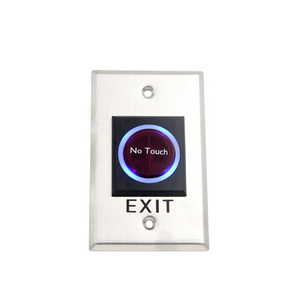 Infrared sensor no touch door access control door release exit button