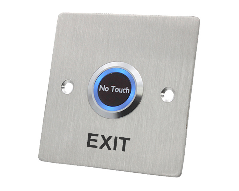 Accept customized Logo 12V IP5 Infrared Switch No Touch contactless Door Exit Switch with LED Indication