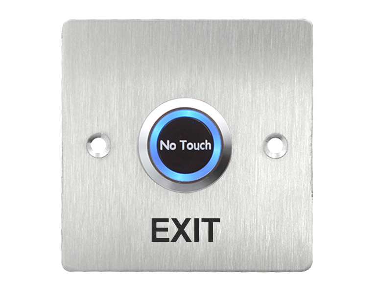 Accept customized Logo 12V IP5 Infrared Switch No Touch contactless Door Exit Switch with LED Indication