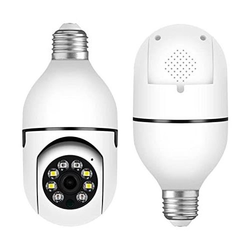 3MP Indoor E27 Surveillance WIRELESS Network Bulb light camera smart home Camera Wifi Ptz Camera two way audio Light Bulb