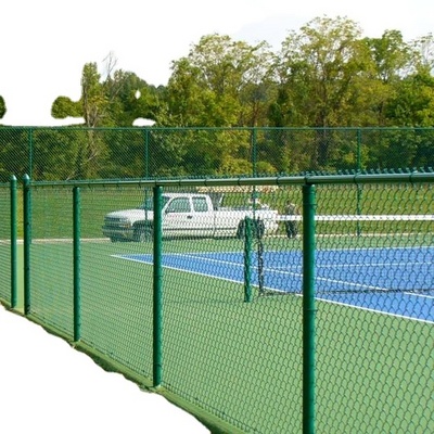 low price professional galvanized used chain link fence for sale factory