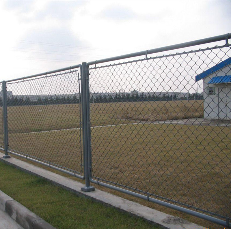 low price professional galvanized used chain link fence for sale factory