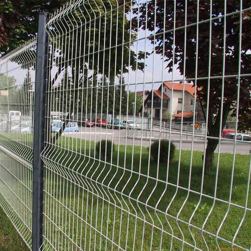 Strong style reinforcing galvanized 3D welded wire mesh fence for boundary wall designs