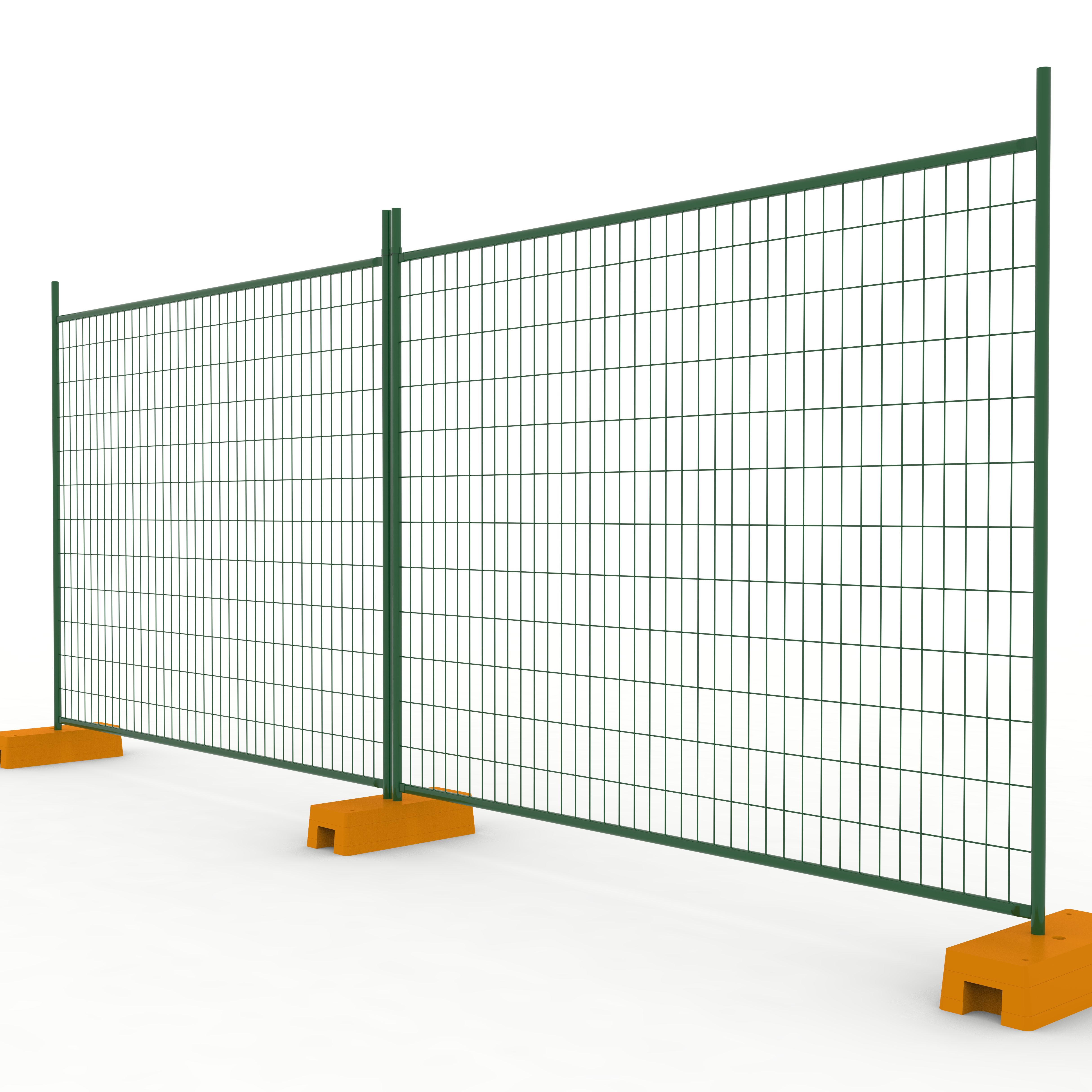 cheap Australian construction hoarding temporary fence removable plastic base temporary fence panel