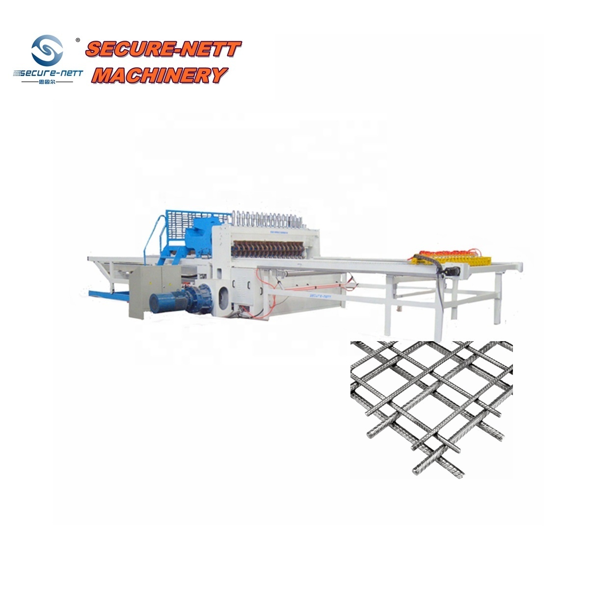 Heavy BRC steel concrete reinforcing rebar mesh welding machine