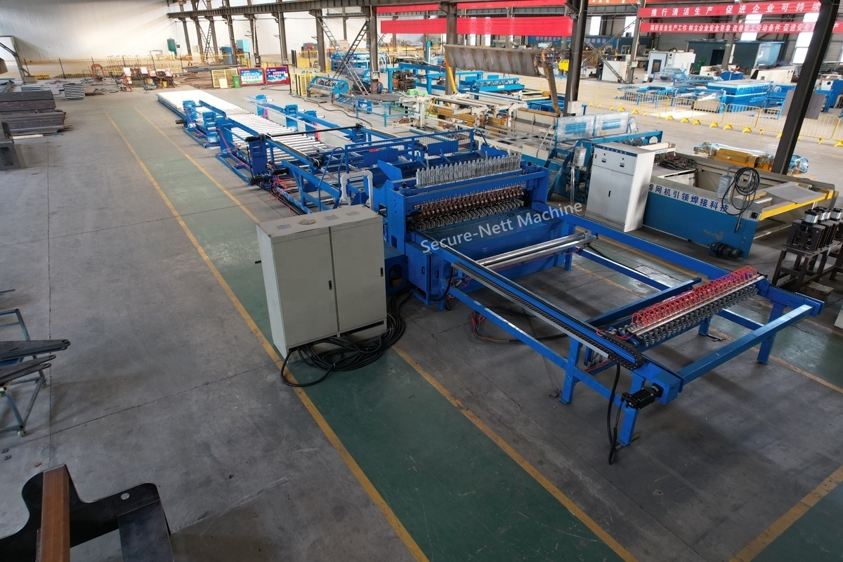 Heavy BRC steel concrete reinforcing rebar mesh welding machine