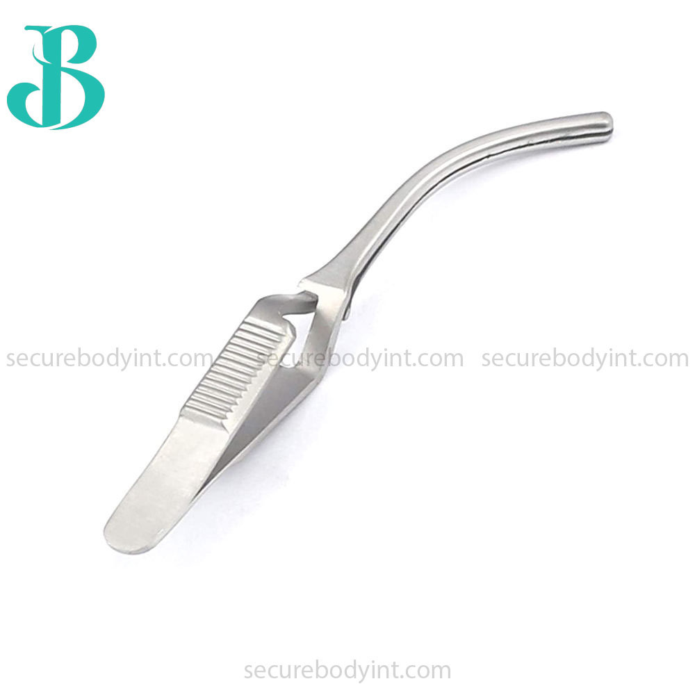 Stainless Steel Gynecology Surgical Instruments Uterine Biopsy Punch Debakey Bulldog Clamp Atraumatic Forceps 4.5inches Straight