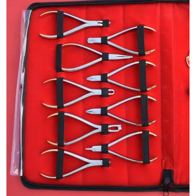 High Quality Orthodontic Kit All purpose Kit Basic Orthodontics Dental Instruments Set 18 Pcs Composite Kit Stainless Steel