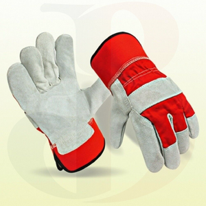 Canadian Rigger Safety Work Gloves Leather Gauntlet Heavy Duty Safety Industrial Work Gloves